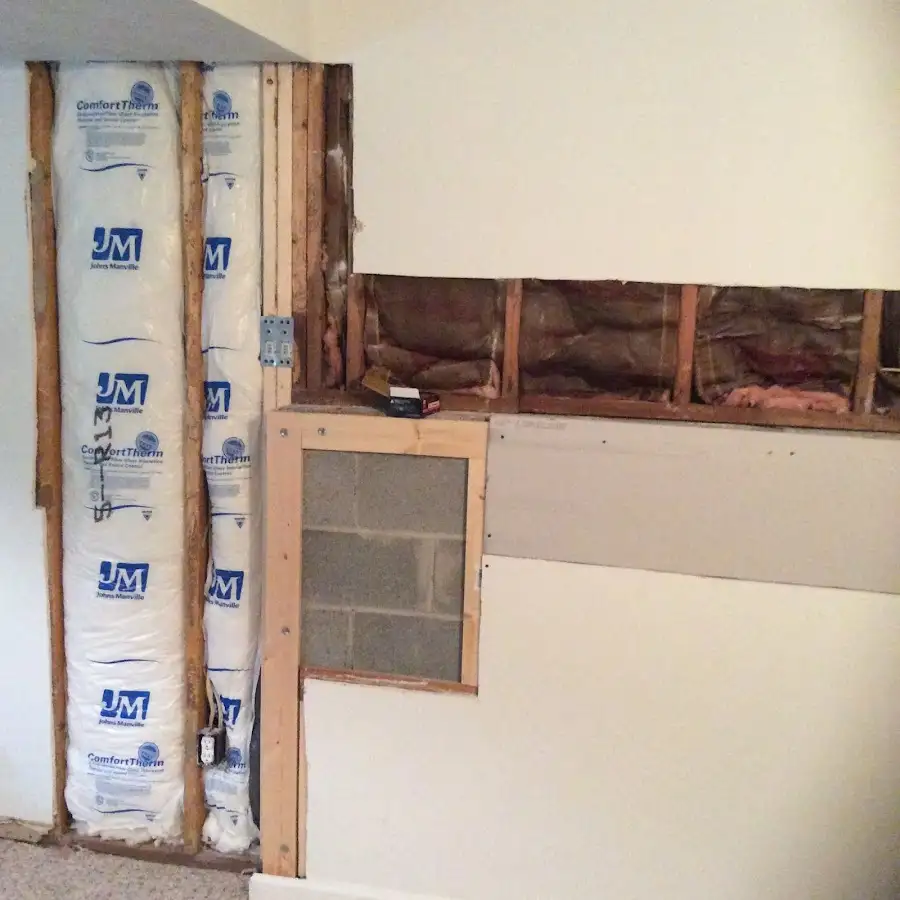 Wall insulation replacement during Structural Drying in Makakilo